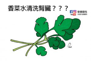 你喜歡吃香菜嗎？聽說香菜水可以清洗腎臟？真的還假的？讓營養師來替你解答！