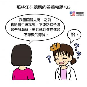 那些年你聽過的營養鬼話#25：膽固醇太高不能吃蝦子卻可以吃透抽？營養師來解惑。